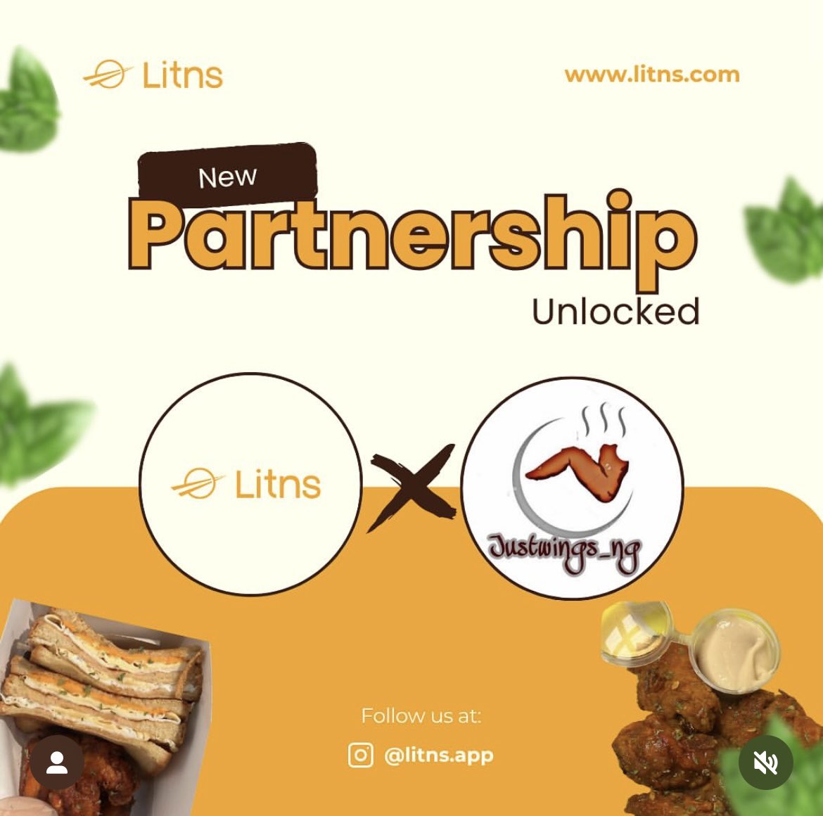 justwings_ng's tweet photo. Excited to announce a new partnership with Litnsapp 🎉 Ready to bring you some amazing YUMMERS. 
DOWNLOAD THE LITNS APP, place your orders and GET IT DELIVERED FOR FREE #Litnsapp #Justwings #Partnership https://t.co/KeTZJ034U8