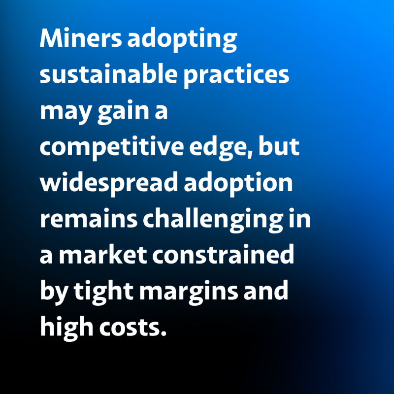 RealCoinGeek's tweet photo. Can sustainability give miners an edge?

Some block reward miners are betting on greener practices—but widespread adoption is still a work in progress.

Read about it here: https://t.co/sMrT2q7k0F

#BitcoinMining #SustainableEnergy #MiningRegulation