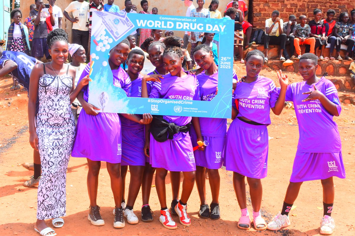 Sports connect us. Drugs divide us.

Join the movement for healthy living, unity, and resilience. Say yes to sports and no to drug abuse.
In commemoration of the World Drug Day 2025 UYDEL in partnership with UNODC Uganda Office held a sports event at Acholi Quarters' playground