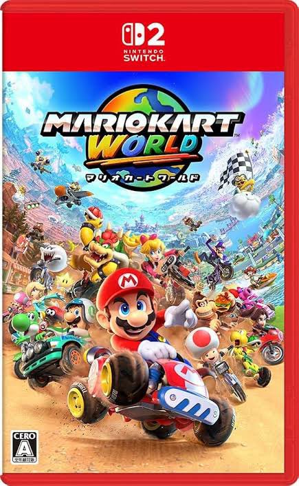 /
Nintendo Switch 2ソフト
マリオカートワールド

抽選で1名様にプレゼント企画🎁
\

【応募方法】
①このポストをいいね＆リポスト
②このアカウントをフォロー

【締切】
7/15 23:59 👀
#Switch2 #マリオカートワールド
