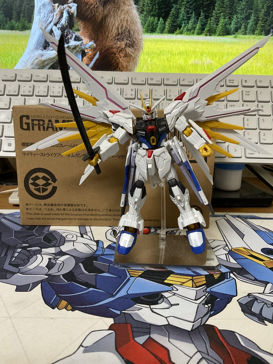 405XrlgRjVsBs5Y's tweet photo. さ、換装しようかな
#マイティーストライクフリーダム
#オプションパーツセット
#GFRAMFA https://t.co/5wHojpKKy6