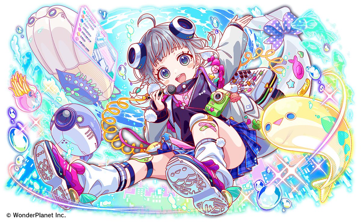 「【お仕事告知】ワンダープラネット株式会社様『クラッシュフィーバー』にて「健約看天」|三瀬ゆづき❤️💙のイラスト