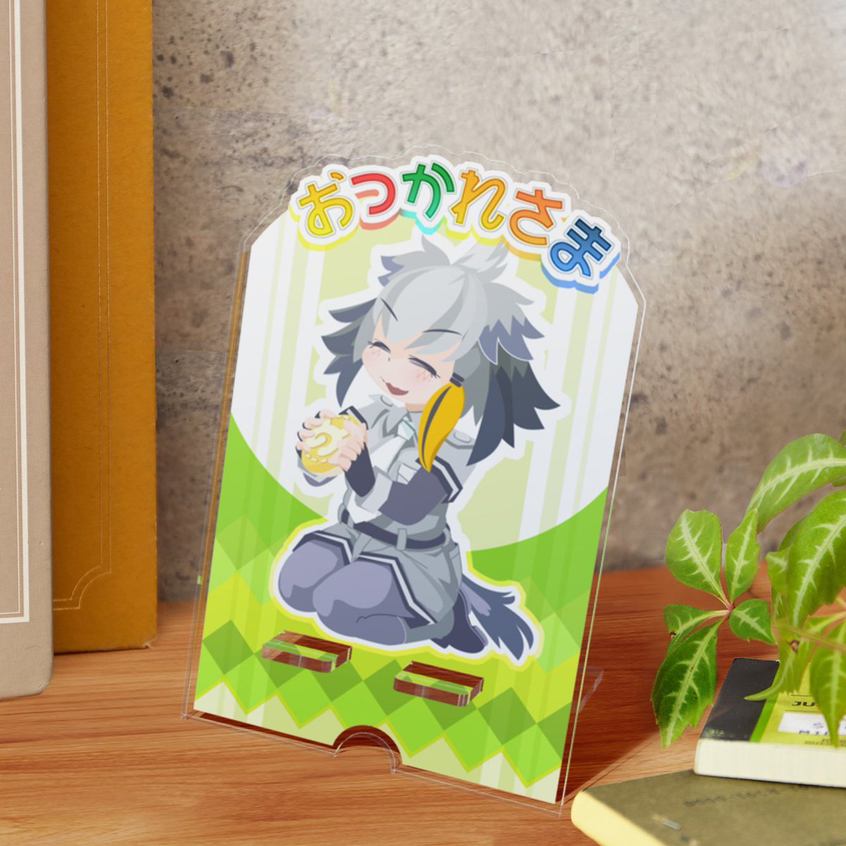 労をねぎらってくれるハシビロちゃんスマホスタンド
