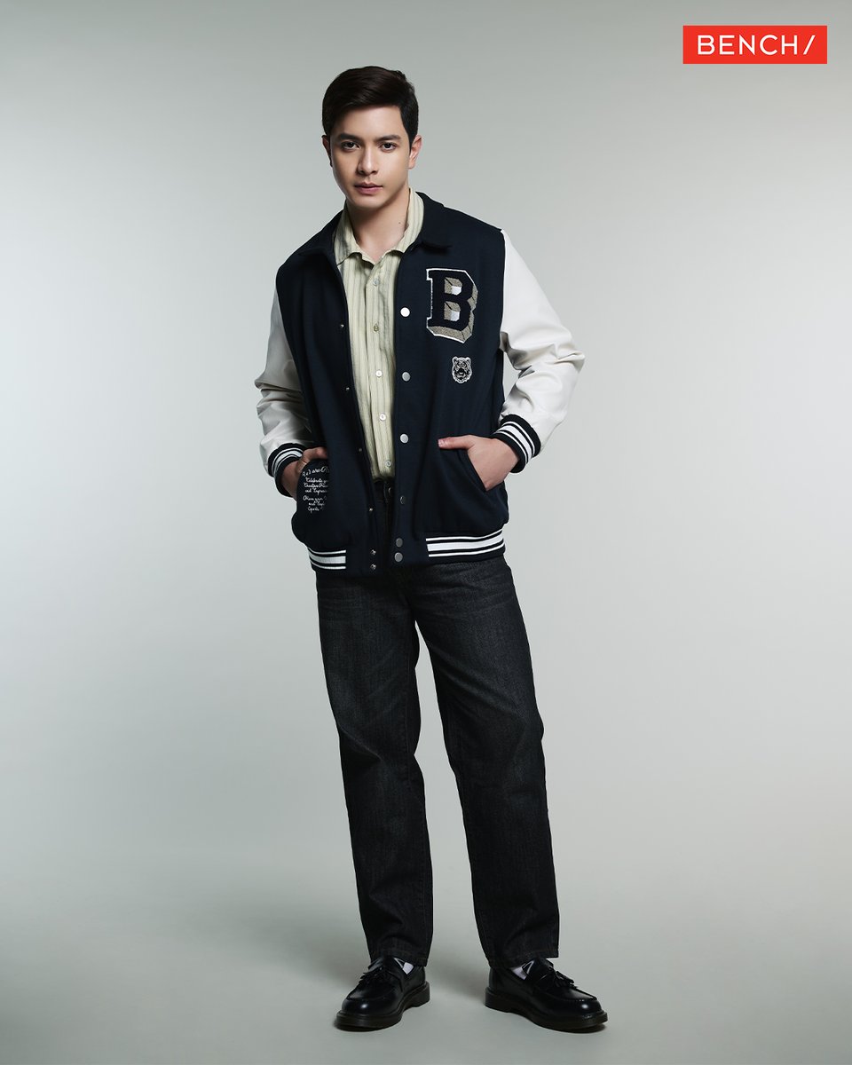 benchtm's tweet photo. @aldenrichards02’s serving crisp charm and clean cuts that speak volumes! 🖤 Go for that “cool, calm, collected” energy with this polished ‘fit that keeps it classy and comfy. Snag his style and upgrade your wardrobe game! https://t.co/mrycqWKU0Q
