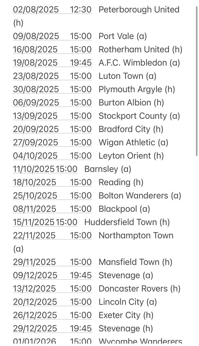 FansCCFC's tweet image. Fixtures for 25/26 🤝🏼