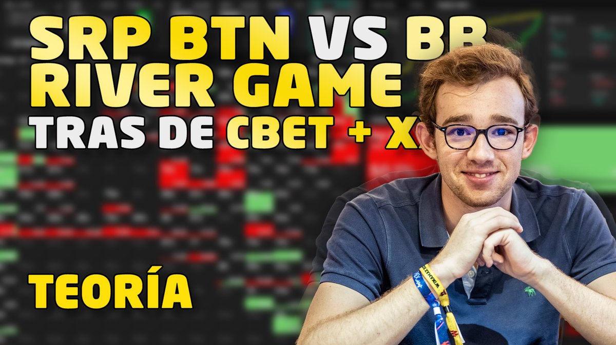 🎯 Cbeteas flop, check-check turn, cae river... ¿Y ahora qué? 😅

📝 <a href="/kikelake/">Kikelake</a> te explica cómo jugar este spot en SRP BTN vs. BB de una forma sólida. 

🔴 Clase teórica disponible desde Doctorado para los alumnos del Cash Project.
📰 educapoker.com/noticias/kikel…