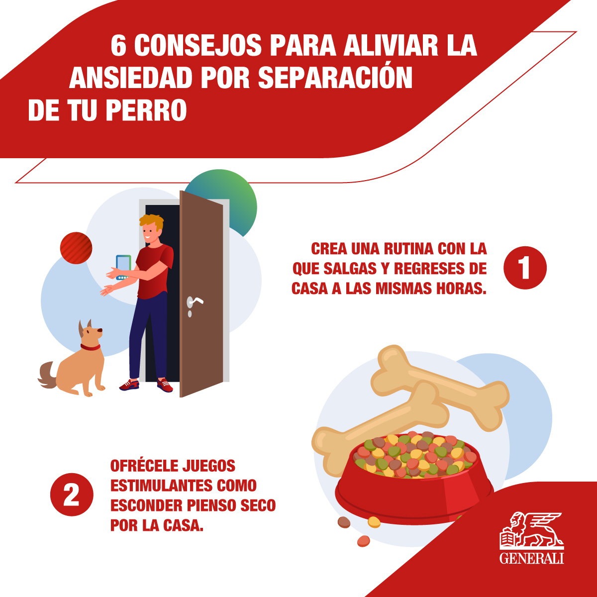fkroup's tweet photo. 🐶 Nuestros amigos de cuatro patas pueden experimentar ansiedad cuando no estamos con ellos. Para ayudar a mitigarla, te recomiendo establecer una rutina y enseñarles a disfrutar de su espacio. Te enseño cómo con estos consejos de GENERALI #MásQueSeguros. https://t.co/uYfxK35scP