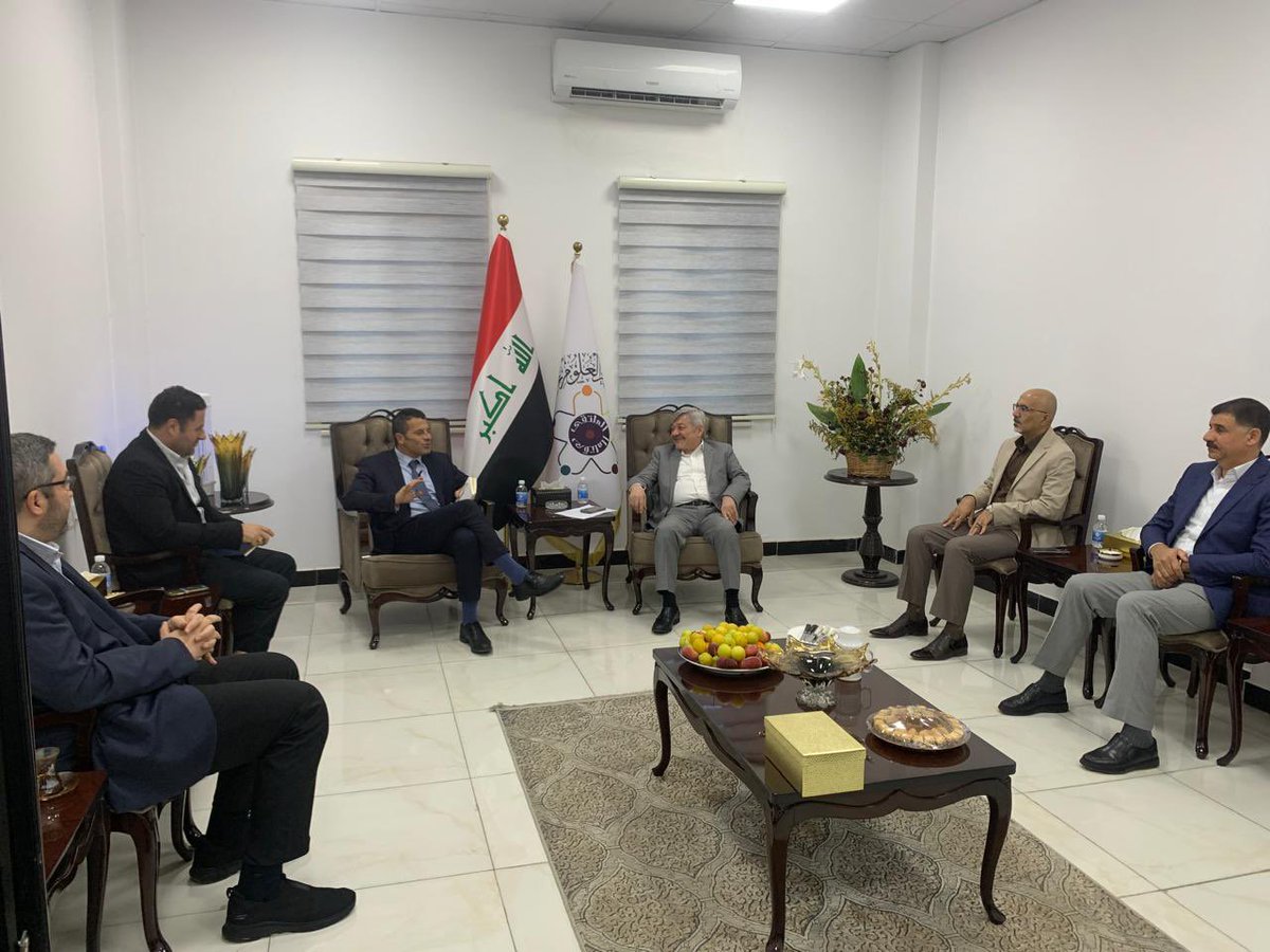 BahrAlolomForum's tweet image. We welcomed UNESCO’s new Representative to Iraq, Dr Alexandros Makarigakis, where we had a fruitful discussion on our current and future projects and potential areas of collaboration in the fields of culture, heritage, attention to the marshlands and scientific applications to…