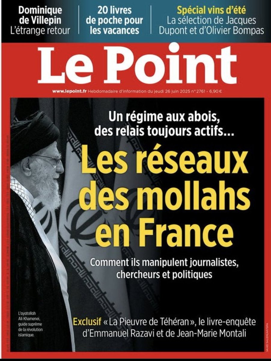 Imagine le même titre avec les "réseaux du gouvernement israélien en France. Comment ils manipulent journalistes, chercheurs et politiques". 
Non ? Imagine quand même.
#mollahs #Netanyahu #Gaza