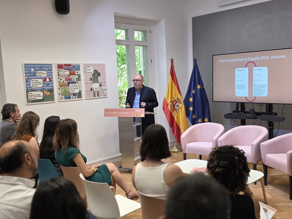 "Es una foto, pero no es una foto fija, sino en movimiento que describe la situación actual, pero que mira al pasado y también al futuro para resolver problemas estructurales que la juventud plantea".

🗣 Carles Feixa, director científico del Informe Juventud en España.