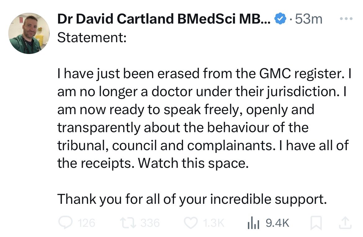 Hypothesis's tweet image. Bye Dave; play stupid games; Win stupid prizes. You endangered your patients health and were a disgrace to the profession. You’ll be missed about as much as a pilonidal sinus.