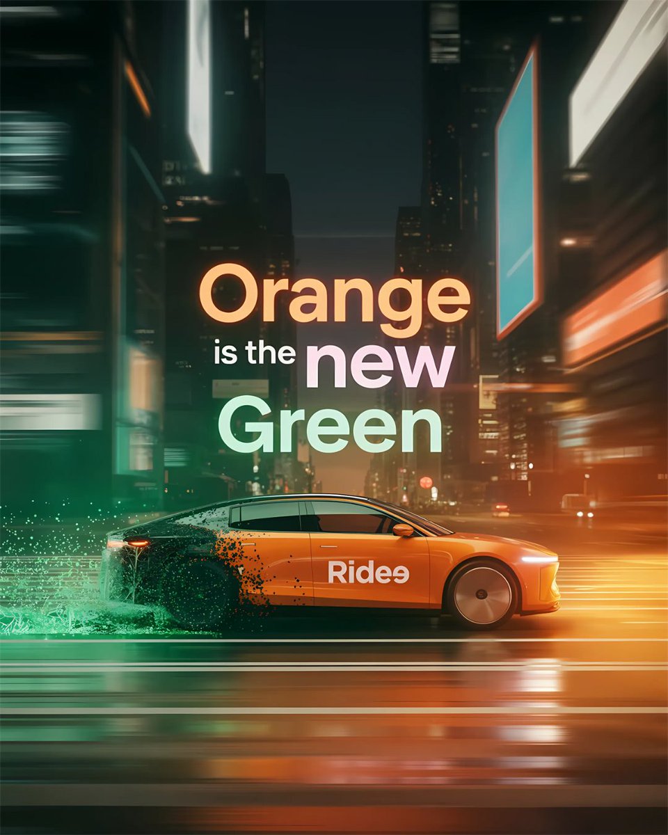 ridee_app's tweet photo. The ride you knew is gone. The ride you’ll love is on the way.

#Ridee #AnytimeAnywhere #RideSharing #Rides #Orange #Green https://t.co/3CbPBaVqYb