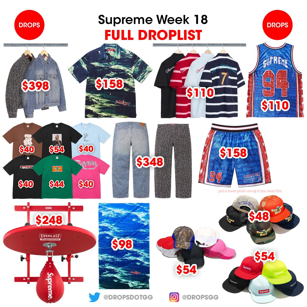 🔥supreme 25ss week18オンライン代行募集します🔥

✅代行依頼ご希望の方はDMにてご連絡ください。

✅お支払いはサクセス時のみPayPay 後払いです。

🔵購入成功後サクセスツイートで次回代行割引クーポン発行します！

フォロー&amp;RPで抽選で1名様に無料代行させて頂きます🎁

#シュプリーム
#代行