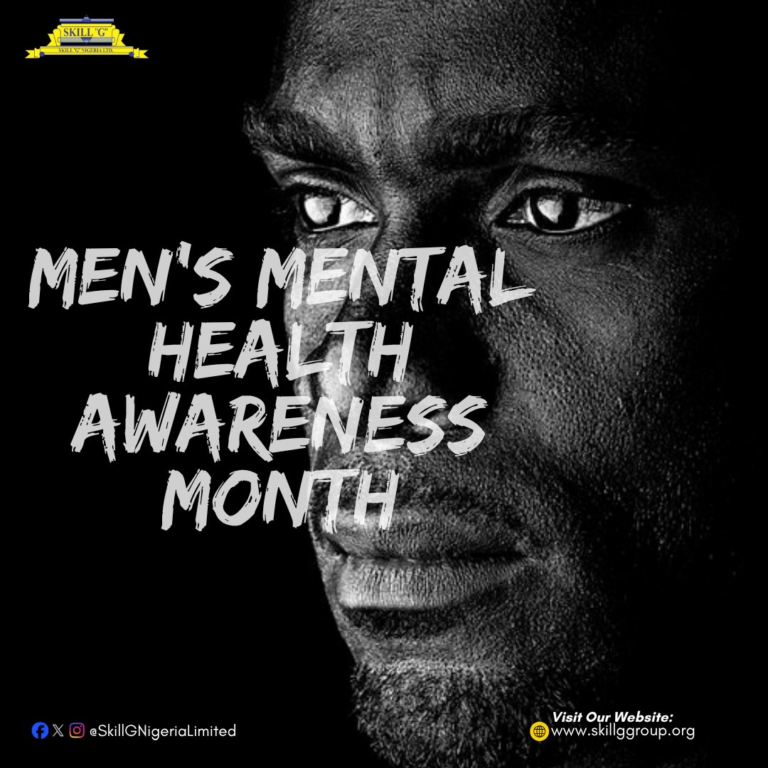 skillgofficial's tweet photo. "Let's break the silence and build a stronger, healthier community for men. Mental health is just as important as physical health, and it's time we prioritize thier well-being.
#mensmentalhealthmonth https://t.co/y35PRWsQyc
