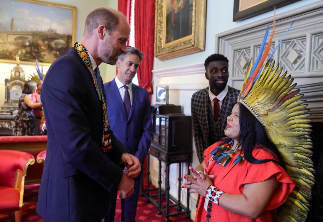 The Prince of Wales has attended a high-level roundtable discussion called ‘Nature’s Guardians: On the Road to COP30 &amp; Beyond’, at St James’s Palace this morning as London Climate Action Week continues 🌍

📸 Andrew Parsons/Kensington Palace