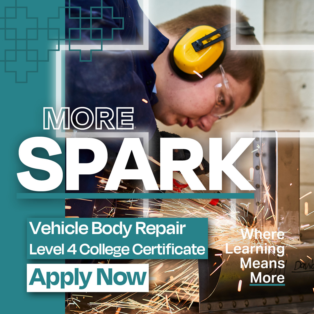 UHI Perth (@uhiperth_) on Twitter photo This course focuses on the basics of Vehicle Body Repair with practical experience & learning of basic panel beating techniques.
You will learn ✔️ MIG/MAG welding & brazing ✔️ Resistance spot welding ✔️ Basic dent repair
#ApplyNow for Sept ➡ tinyurl.com/mvtxxycb
@thinkuhi This course focuses on the basics of Vehicle Body Repair with practical experience & learning of basic panel beating techniques.
You will learn ✔️ MIG/MAG welding & brazing ✔️ Resistance spot welding ✔️ Basic dent repair
#ApplyNow for Sept ➡ tinyurl.com/mvtxxycb
@thinkuhi