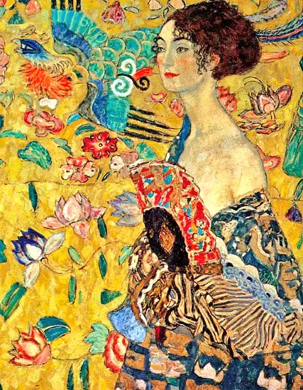 Gustav Klimt, Lady with a Fan