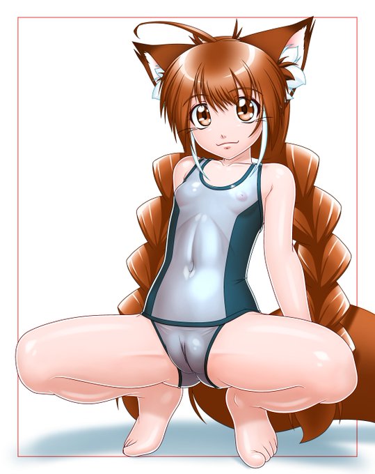 #水着からしか得られない栄養があるので見た人も貼る
スク水4態 