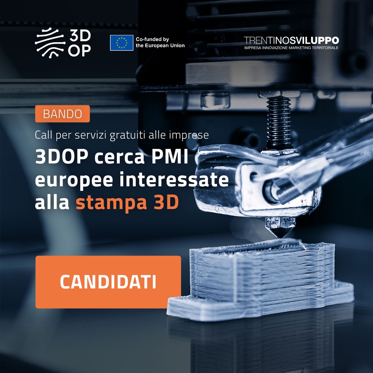 Hai un’impresa attiva nella manifattura additiva e ti interessa sperimentare nuove tecnologie di stampa 3D?
Con il progetto europeo 3DoP puoi avere servizi gratuiti.
📌 Domande entro l’8 settembre.
ℹ️ tinyurl.com/x-progetto3DoP