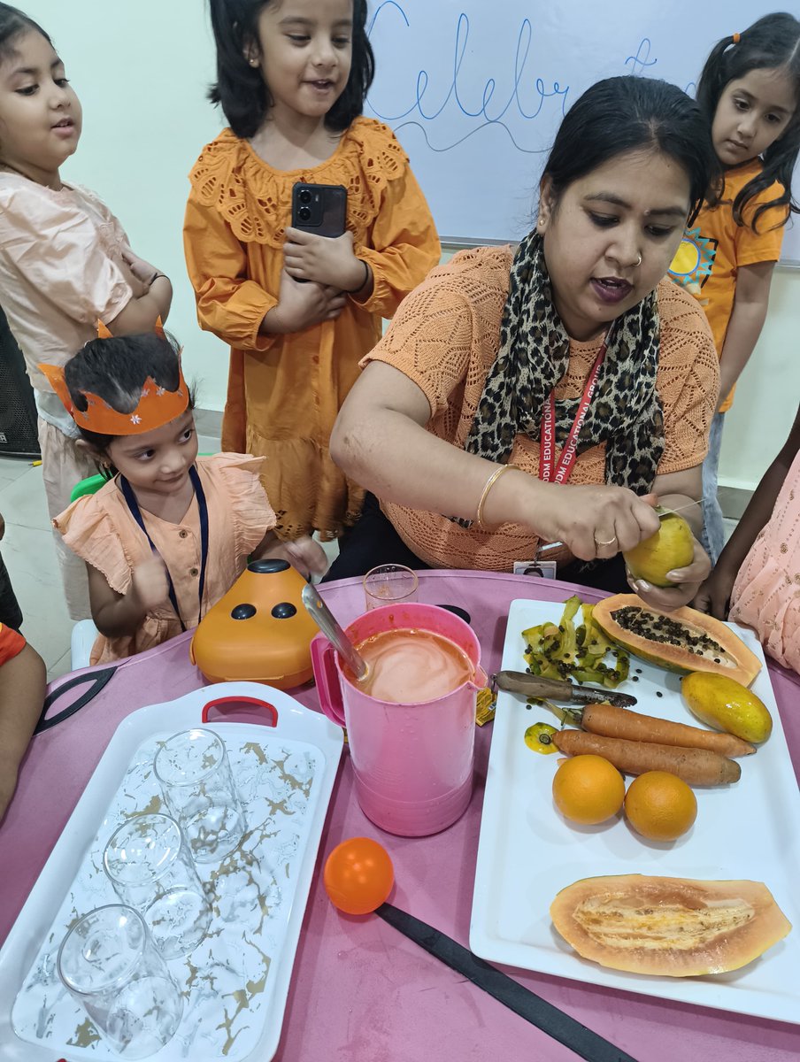 Odm_Sapphire's tweet image. 🧡 Orange Day Celebration at ODM Happy Feet! 🧡
Our tiny tots painted the day in shades of joy as they explored the vibrant world of orange! 🍊
#OrangeDayCelebration #ColorfulLearning #HappyFeetFun #FruitfulLearning #HealthyHabits #EarlyChildhoodEducation #LittleLearners