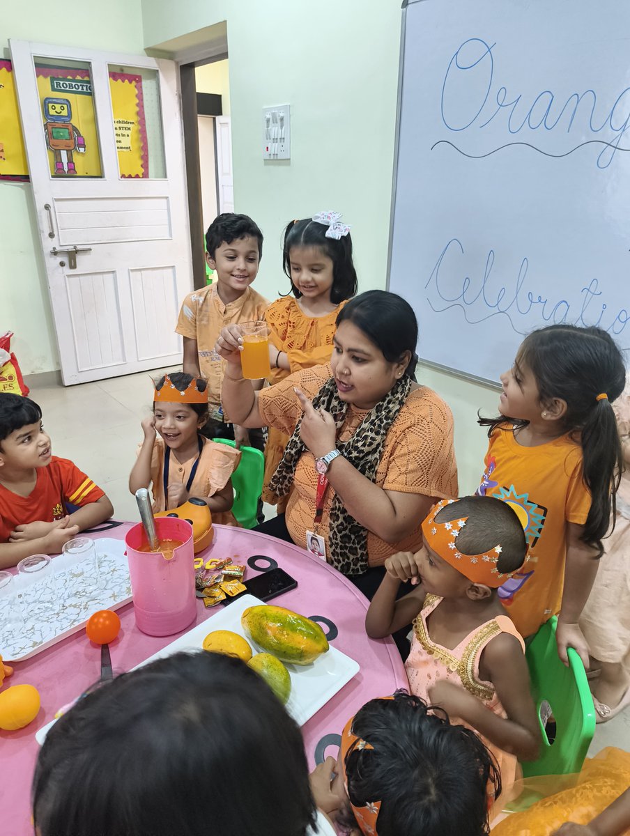 Odm_Sapphire's tweet image. 🧡 Orange Day Celebration at ODM Happy Feet! 🧡
Our tiny tots painted the day in shades of joy as they explored the vibrant world of orange! 🍊
#OrangeDayCelebration #ColorfulLearning #HappyFeetFun #FruitfulLearning #HealthyHabits #EarlyChildhoodEducation #LittleLearners