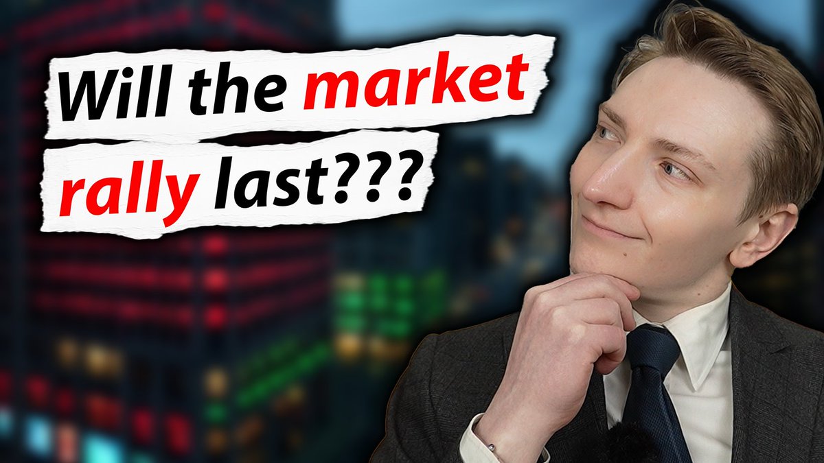 Will the current market rally last... well, I talked about it with TRT world news here: youtu.be/HXHagImvepU