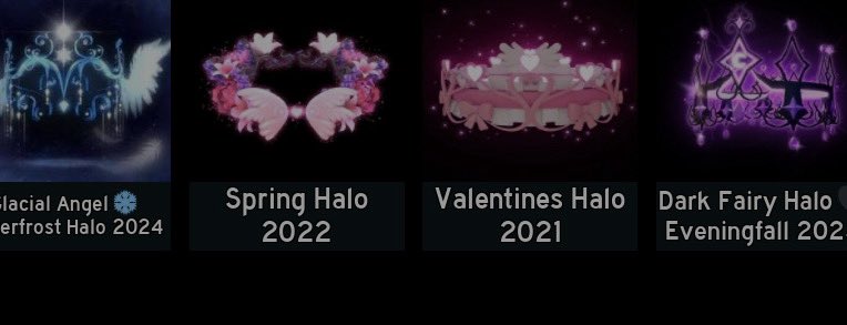 LoloHAHAH1's tweet photo. Trading rh halos for robux, cashapp, apple pay or apple or robux giftcards! Pls dm me ur offer<3!  (Glacial winter halo, spring 22,val21,dark diary halo) #royalehighhalos #royalehightrading #royalehightrades #genshintrades #royalehighhalotrades
#adoptmetrading #robux https://t.co/EwxWqKTkbS
