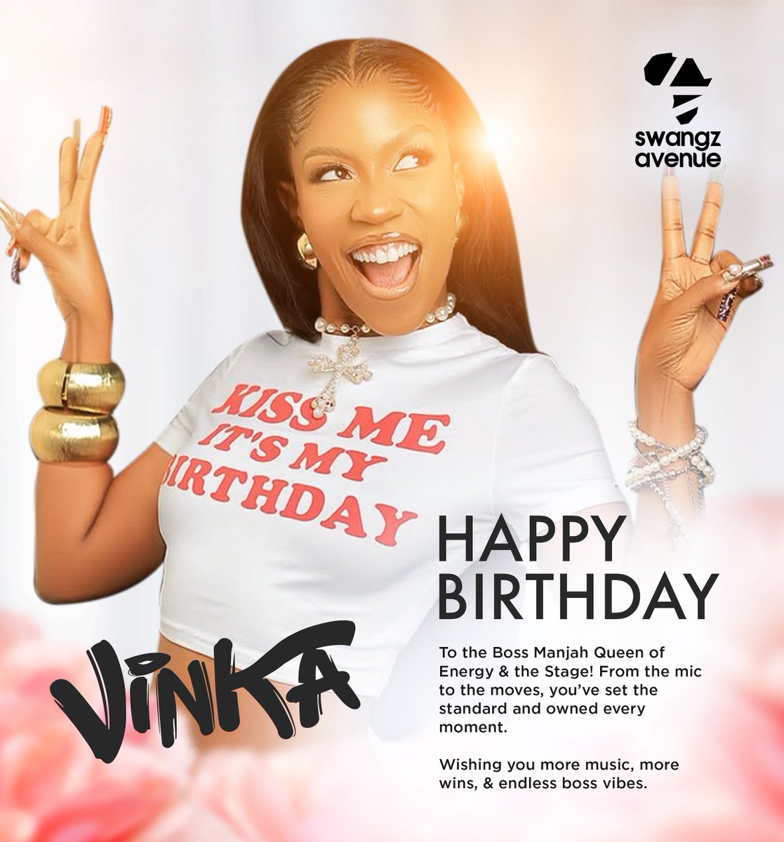 Today we celebrate Talent, Resilience &amp; Passion.❤️🫶🏿. Happy Birthday Boss Manjah <a href="/IamVinka/">IamVinka</a> 🎂