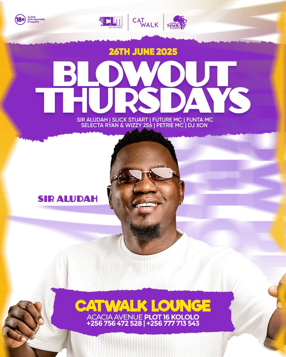 Droppin a set at CATWALK LOUNGE.

ain’t no better THURSDAY NIGHT plan🫱🏾‍🫲🏿