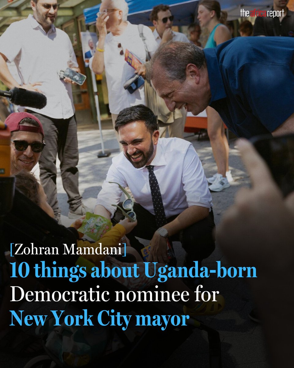 The Africa Report (@theafricareport) on Twitter photo Born in Kampala, raised in Cape Town in post-apartheid South Africa and politically awakened in New York’s Queens, ➡️ l.theafricareport.com/7pT <a href="/ZohranKMamdani/">Zohran Kwame Mamdani</a>’s journey to becoming the Democratic contender for mayor of the US’ largest city reads like a map of the modern diaspora. Born in Kampala, raised in Cape Town in post-apartheid South Africa and politically awakened in New York’s Queens, ➡️ l.theafricareport.com/7pT <a href="/ZohranKMamdani/">Zohran Kwame Mamdani</a>’s journey to becoming the Democratic contender for mayor of the US’ largest city reads like a map of the modern diaspora.