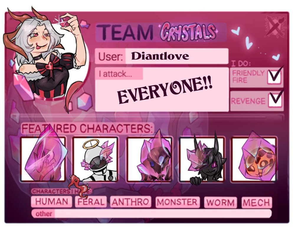 Diantlove1's tweet photo. I'm ready to fight. What about you?

#art #oc #digital #ArtFight #ArtFight2025

https://t.co/9Roan1RvUM https://t.co/tXfmhOEhiR