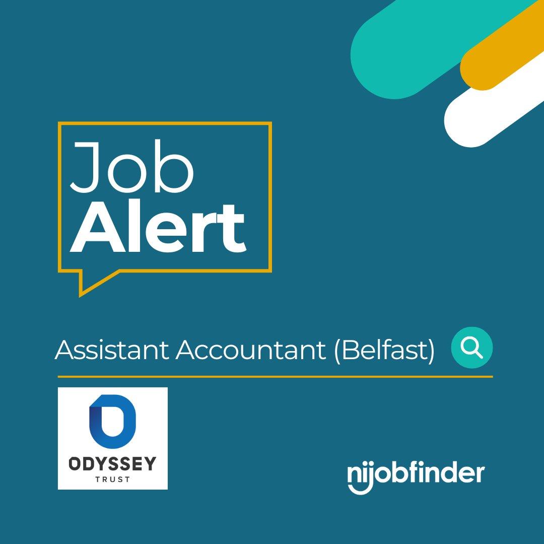 Assistant Accountant role in Belfast
Join the Odyssey Trust finance team - home to the SSE Arena, W5 and Belfast Giants.

- Circa £35k–£37k + benefits
- Work 4 days onsite, 1 from home
- Closes 4 July

👉 shorturl.at/eBBM4

#AccountancyJobs #FinanceJobs #BelfastJobs