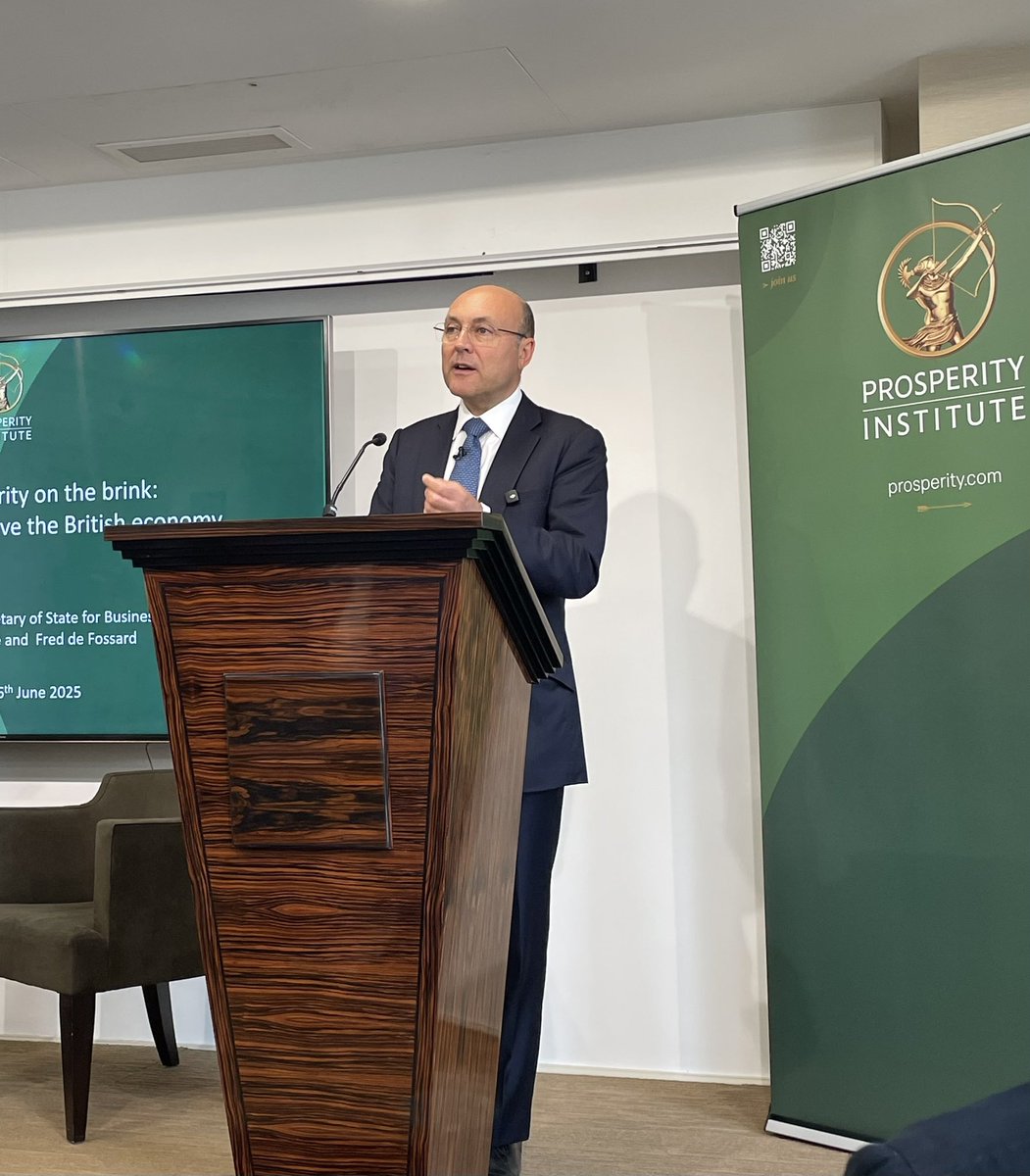 Great to hear <a href="/griffitha/">Andrew Griffith MP</a> pledge to take a chainsaw to the Government’s disastrous Employment Rights Bill this morning.

As well as suggest the quietly radical but entirely feasible full automation of the tube 🚇🚀