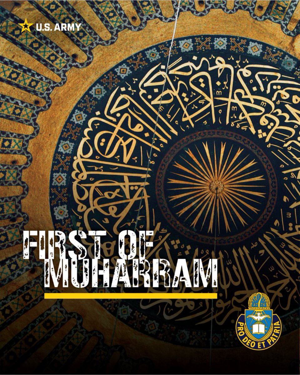 ArmyChaplains's tweet image. The First of Muharram marks the start of the Islamic New Year, a time of reflection, prayer, and remembrance. May this sacred beginning bring peace, blessings, and renewed hope to all who observe.
#FirstofMuharram #IslamicNewYear