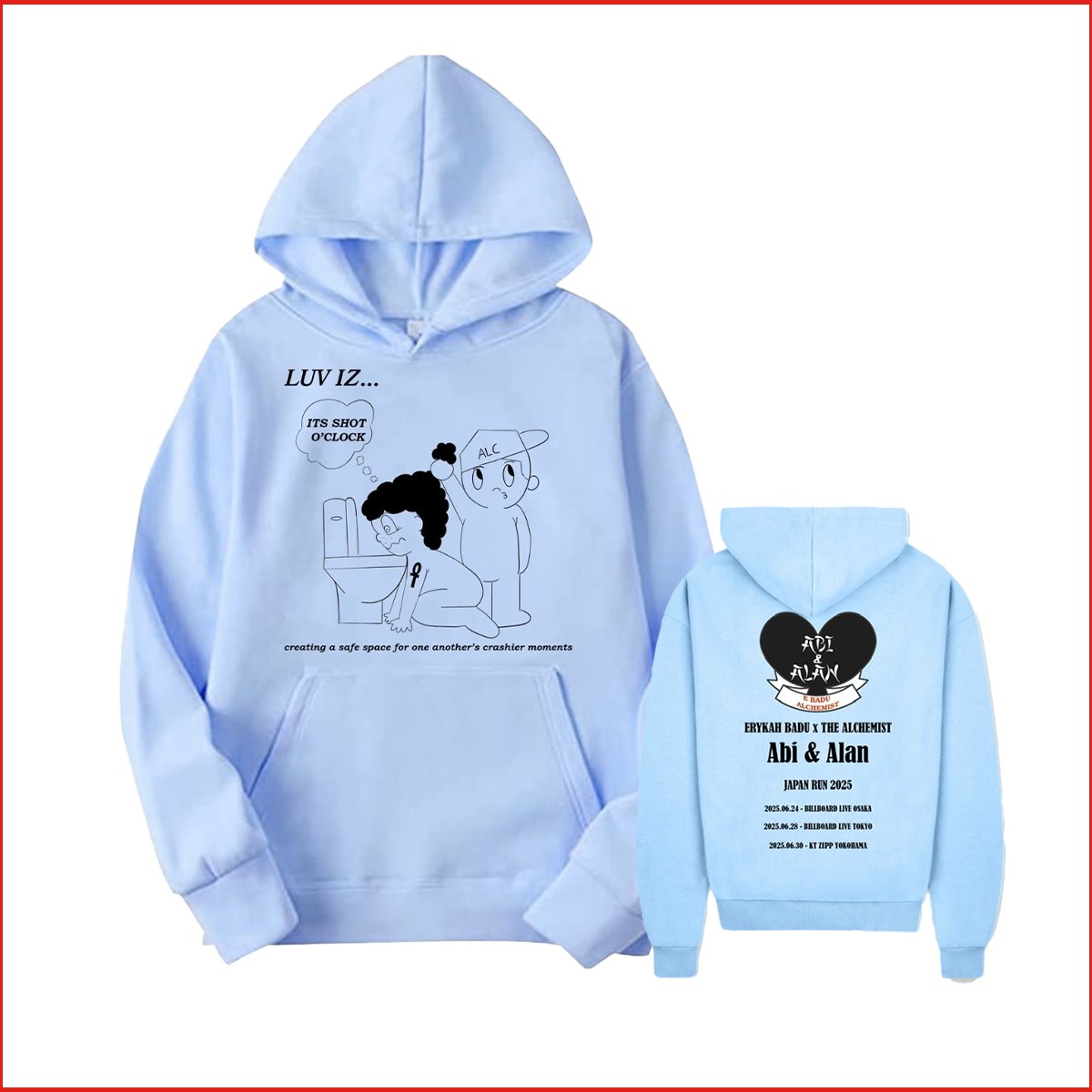 Erykah Badu 'Abi & Alan 2025 パーカー Erykah Badu 'Abi & Alan 2025 パーカー Erykah Badu The
