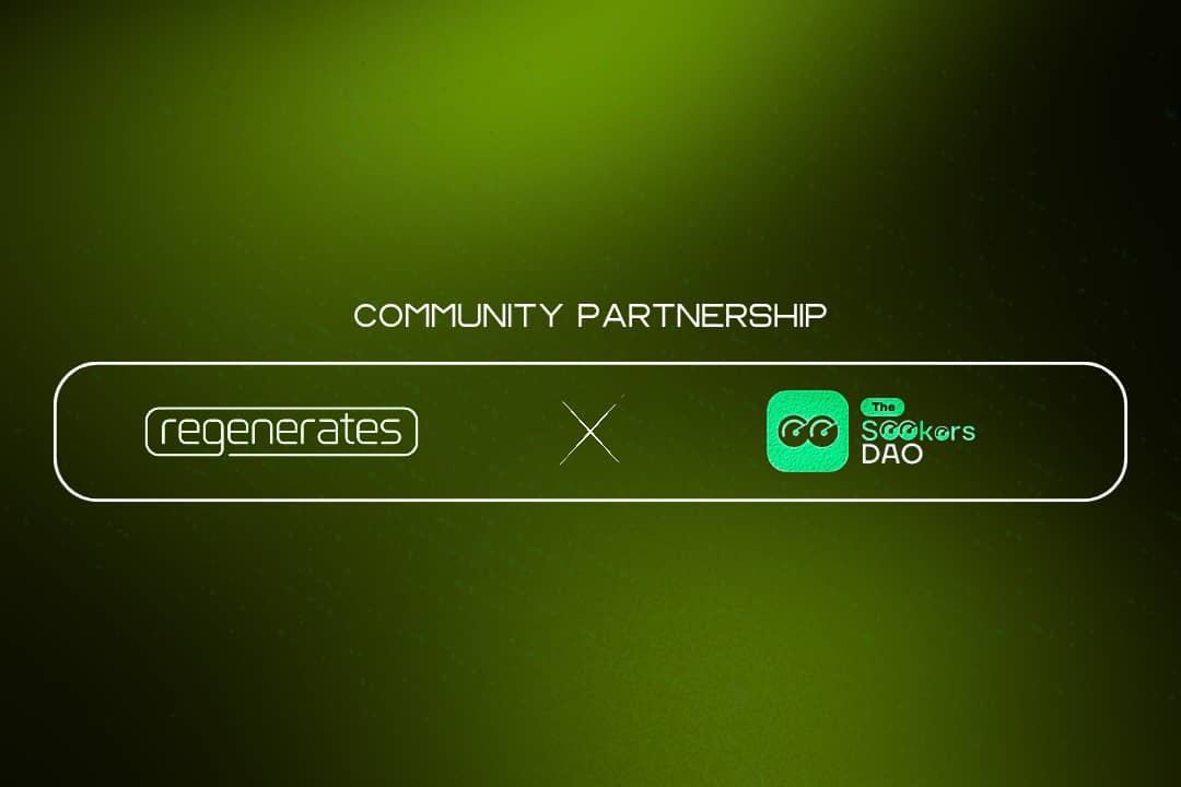 Regenerates ✞ (@regener8s) on Twitter photo Regenerates x SeekersDAO
We are delighted to announce our partnership with <a href="/SeekersBackUP/">The Seekers DAO</a>
SeekersDAO aims to empower young Africans with practical skills that makes them profitable.
We believe both communities can work together to create opportunities and build impact. Regenerates x SeekersDAO
We are delighted to announce our partnership with <a href="/SeekersBackUP/">The Seekers DAO</a>
SeekersDAO aims to empower young Africans with practical skills that makes them profitable.
We believe both communities can work together to create opportunities and build impact.