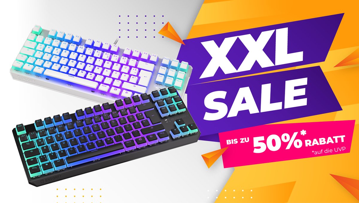 alternate_de's tweet photo. Präzise & stylisch! ⌨️ https://t.co/bia6OkUr19
Mit mech. Switches, RGB 🌈 & hochwertigen Materialien bieten dir @ENDORFYglobalTastaturen stets ein knackiges Tippgefühl & zuverlässige Performance.
Gönn dir jetzt eine zum #Toppreis 💰 im XXL-Sale & überzeuge dich selbst! https://t.co/uSrRU7HmtU
