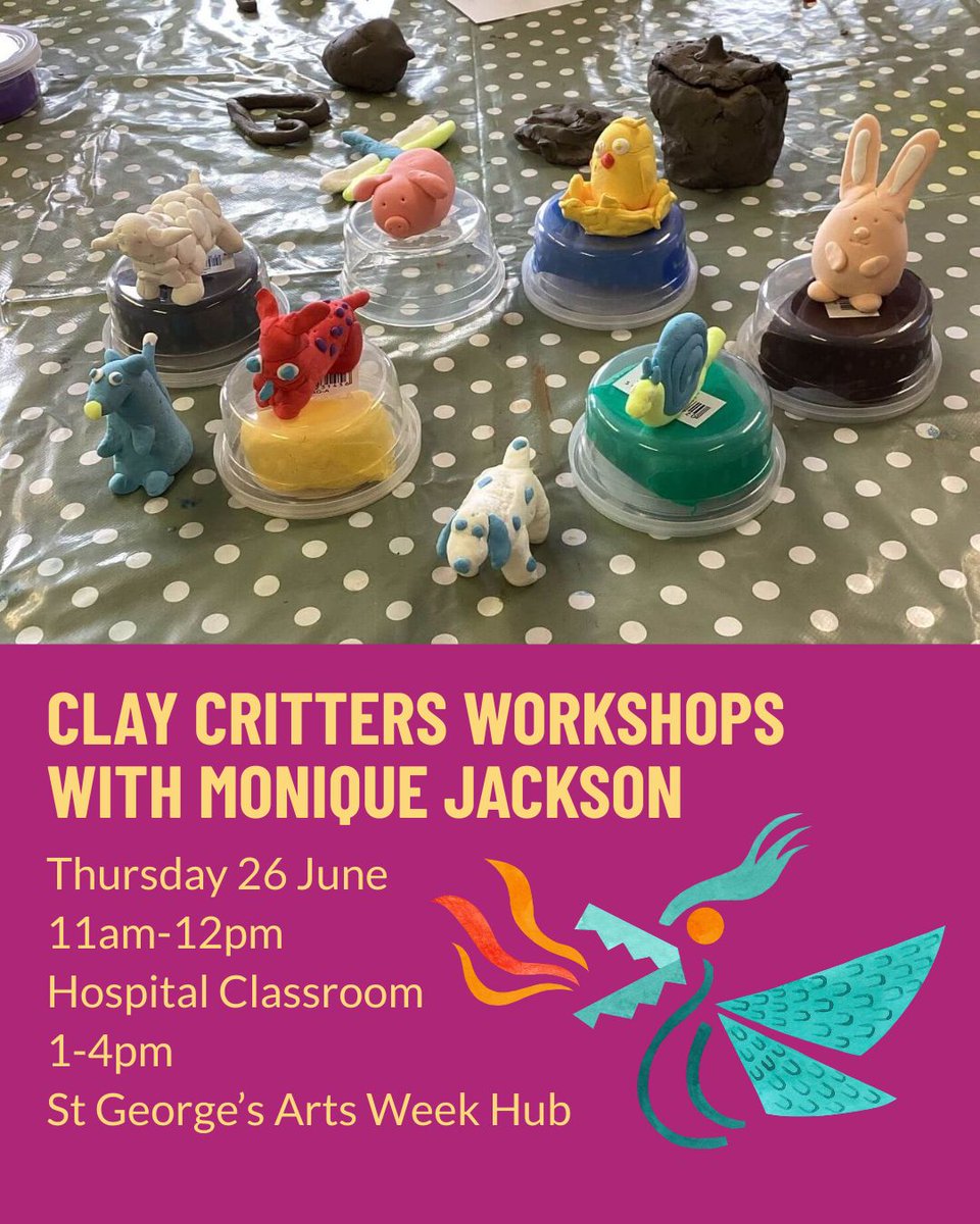 GivingtoGeorges's tweet image. Another packed out day for Day 4 of St George’s Arts Week 2025 today! @ArtsStGeorges @geshNHS
From Clay Critters to Jazz Trios to dance, check out the full itinerary here: stgeorgeshospitalcharity.org.uk/st-georges-art…
