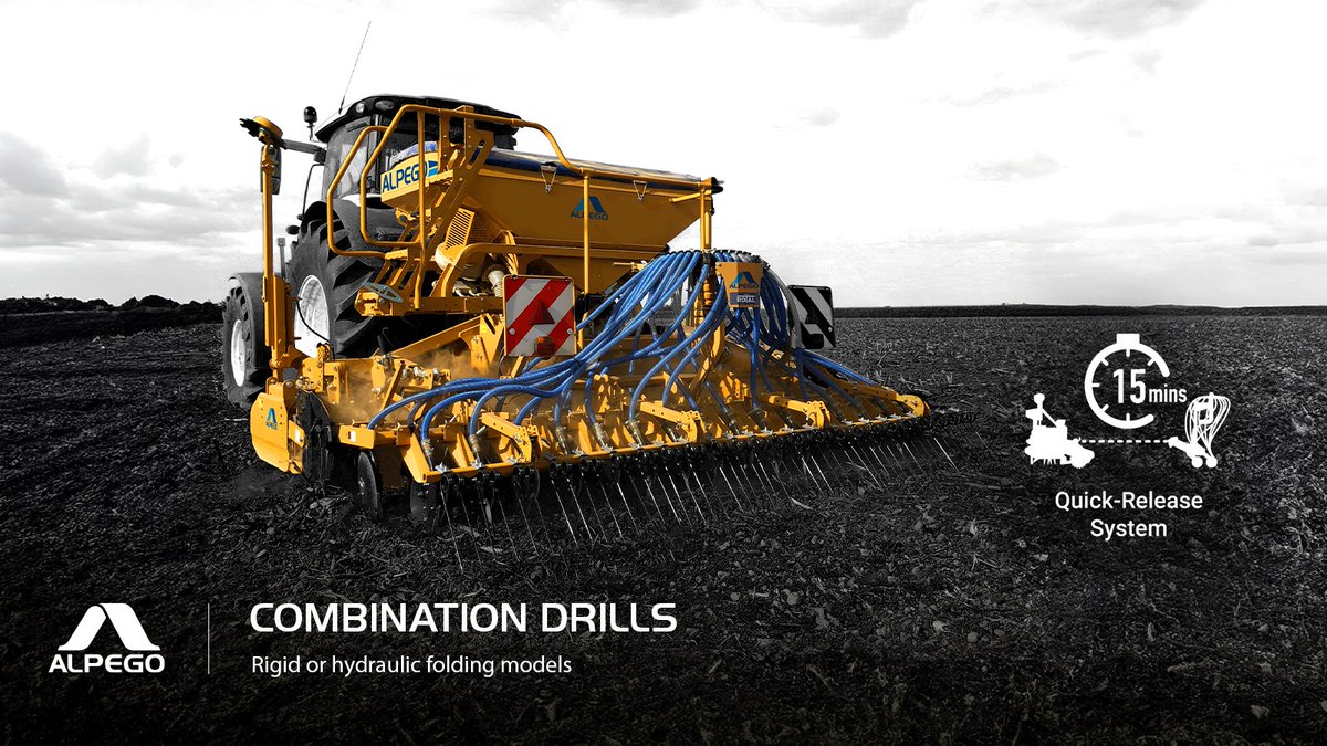 Alpego manufacture two rear-mounted Combination Drills..

🟡 the JET-M - designed for ease-of-use and maximum versatility
🟡 the JET-X - designed for professional users who are looking for unbeatable accuracy

Keen to book a demo?👍 Visit: ow.ly/14R230sJFg7