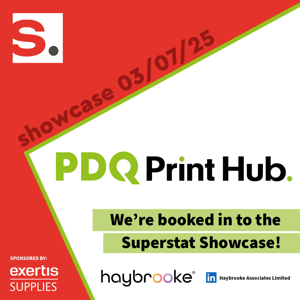 Please welcome our attending supplier Haybrooke! Come and meet them at our conference!

If you haven't already, sign up to the Superstat Showcase at superstat.co.uk/showcase-membe…