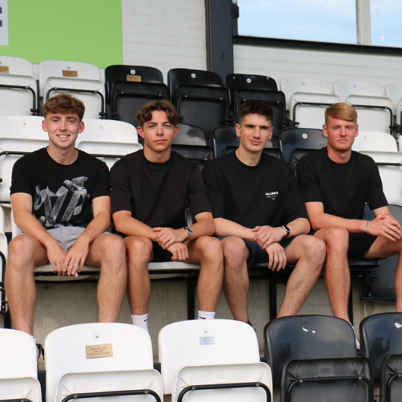 SpennymoorTown's tweet photo. We are pleased to announce that talented young quartet Dan Atkinson, James Barron, Kingston Butler and Finlay Rose have all signed non-contract forms with the Club for 2025/26.

Read reaction from Jason Ainsley and Graeme Lee here now... ⬇️

#Moors
