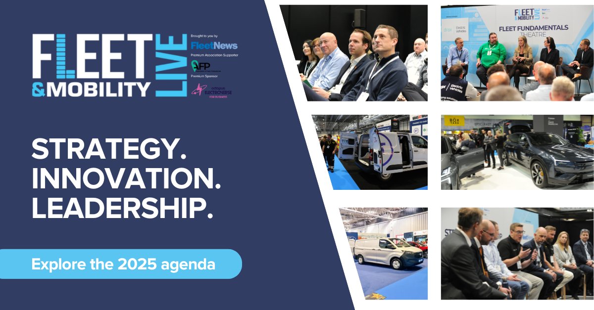 Fleet &amp; Mobility Live hosts 3 unique theaters where strategy, tech &amp; people meet:

🎤 Fleet Live: Ops insight
🔋 Electric &amp; Connected: EV &amp; tech trends
🧠 People: Strategy &amp; leadership

👉 See the agenda:  ow.ly/y4PO50WfoUt