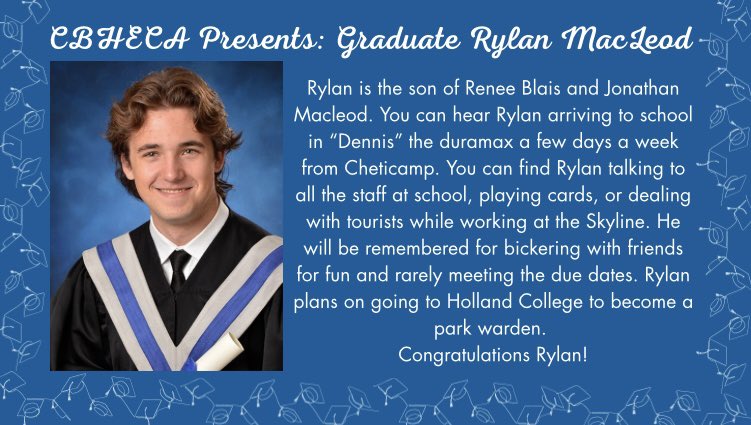 Congratulations Rylan!