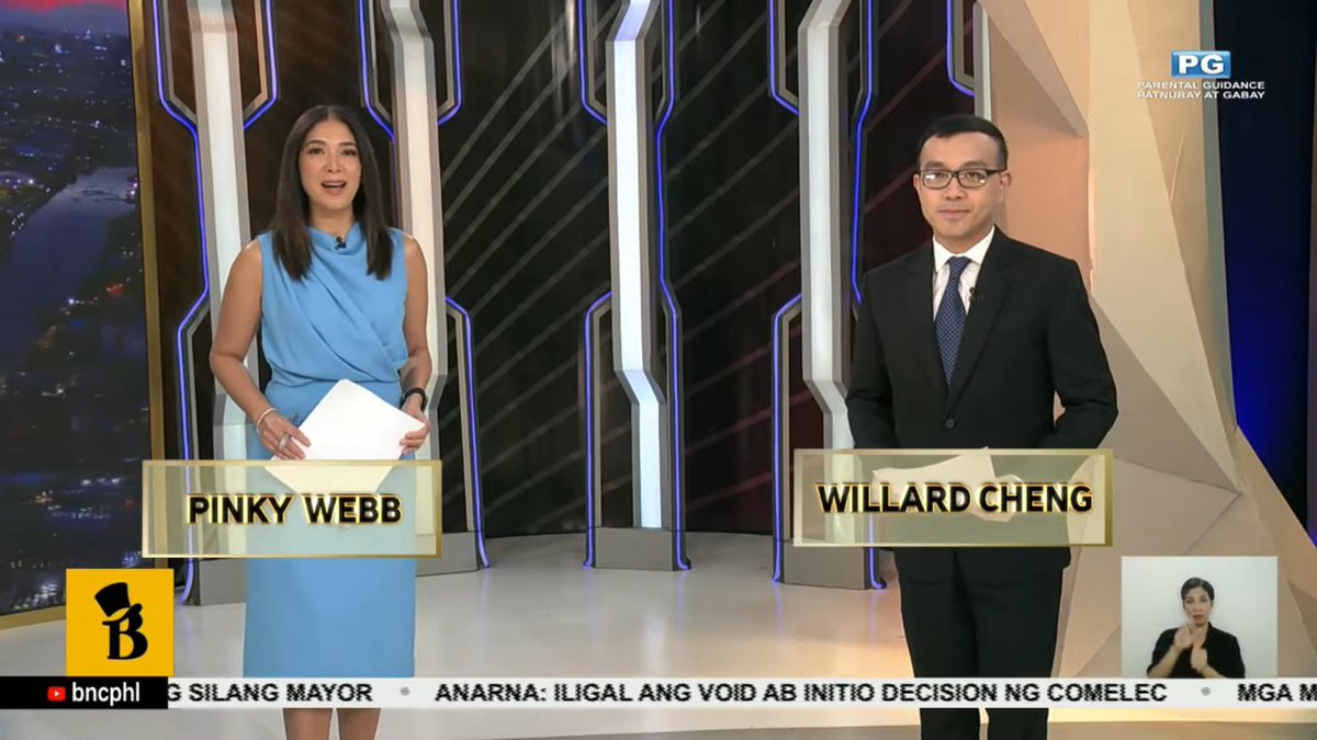 Sisimulan na ang #Agenda!

Samahan sina <a href="/iampinkywebb/">Pinky Webb</a> at <a href="/willardcheng/">Willard Cheng</a> sa pagtutok sa mga pinakamaiinit na isyu ng lipunan.

YT: youtube.com/live/aM1f2jQF7…
FB: facebook.com/share/v/1S6YEo…