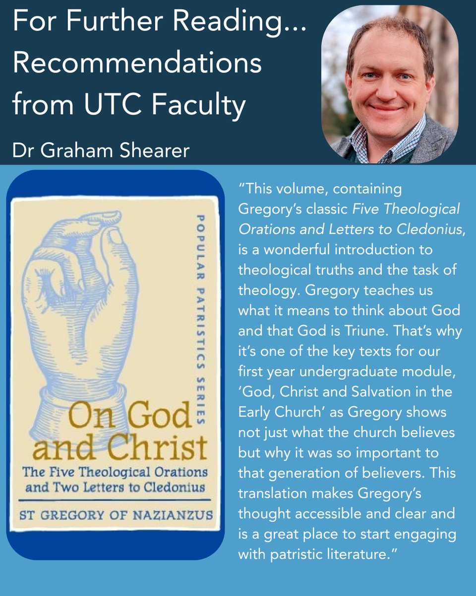 Another Faculty recommendation, this time one that will be familiar to our BA (Hons) Theology students who just completed their first year of study.