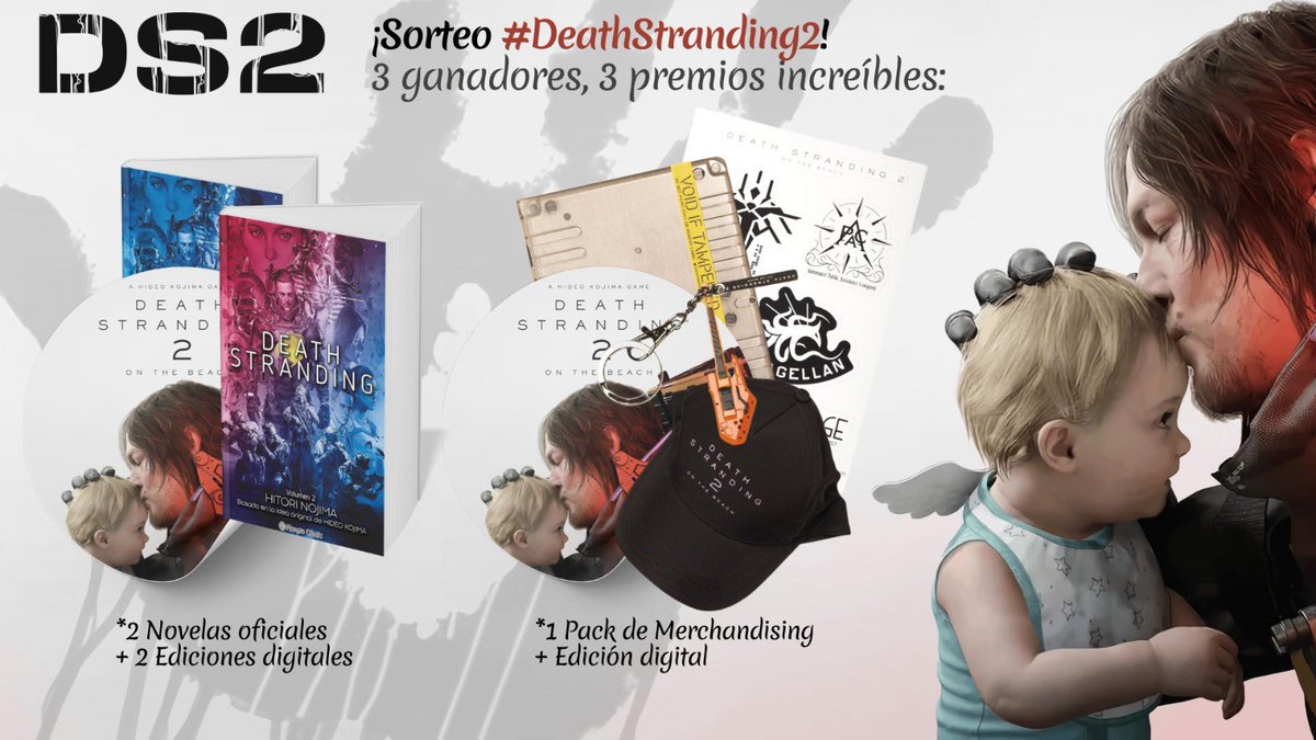 Alcalá Cómics (@alcalacomics) on Twitter photo 📦 ¡ATENCIÓN SORTEAZO! 📦
¡Consigue tres Ediciones Digitales de #DeathStranding2, las dos novelas oficiales y un pack de Merchandising!
Para participar:
- Seguir a <a href="/PlayStationES/">PlayStation España</a> y <a href="/alcalacomics/">Alcalá Cómics</a>
- Repost y Like
- Menciona a un Porteador/a
Habrá 3 personas ganadoras. Dos se 📦 ¡ATENCIÓN SORTEAZO! 📦
¡Consigue tres Ediciones Digitales de #DeathStranding2, las dos novelas oficiales y un pack de Merchandising!
Para participar:
- Seguir a <a href="/PlayStationES/">PlayStation España</a> y <a href="/alcalacomics/">Alcalá Cómics</a>
- Repost y Like
- Menciona a un Porteador/a
Habrá 3 personas ganadoras. Dos se