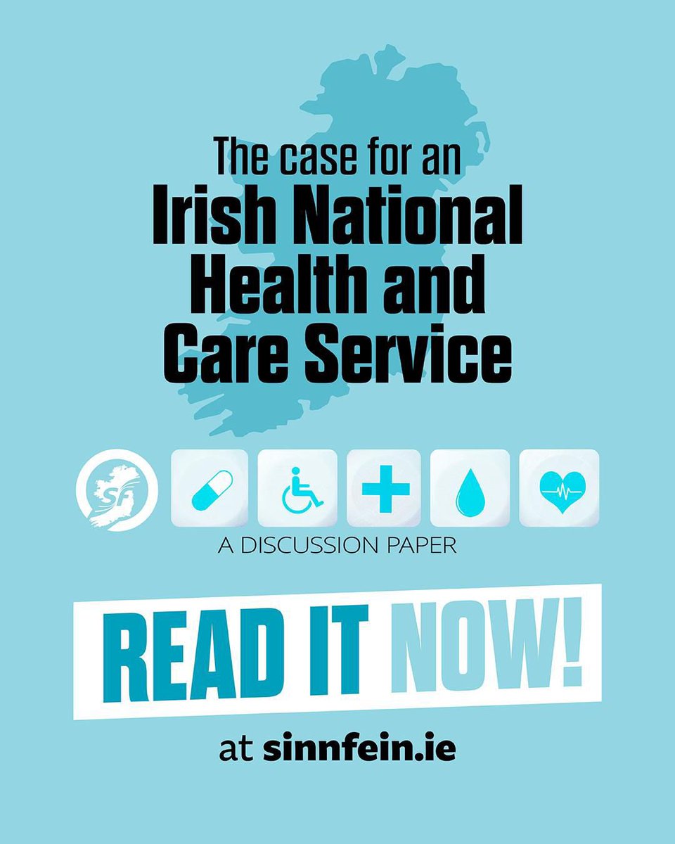 johnfinucane's tweet image. A united Ireland is an opportunity to transform our health & social care services.
Today, Sinn Féin has launched its case for an all-island health & care system - our vision for a truly connected, world-class service.
One that ensures everyone gets the care they need, when…