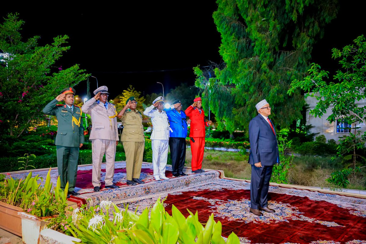 Presidencysl_'s tweet photo. Republic of Somaliland Celebrates 65 Years of Sovereignty

PRESS STATEMENT 
Hargeisa | 26 June 2025  

The Republic of Somaliland today marked the 65th anniversary of its historic independence with a solemn and dignified state ceremony held at the Presidential Palace in Hargeisa.

This nationally significant occasion—commemorating the 26th of June 1960, the day Somaliland reclaimed its sovereignty from British colonial rule—serves as a powerful reminder of the enduring will of the Somaliland people to determine their own destiny.

Presiding over the ceremony was the President of the Republic of Somaliland, His Excellency Dr. Abdirahman Mohamed Abdillahi (Cirro), accompanied by the Vice President, His Excellency Mr. Mohamed Ali Aw Abdi. Also in attendance were the Speakers of both Houses of Parliament, members of the Council of Ministers, leaders of national political parties, the Attorney General, former vice presidents, distinguished members of the diplomatic corps, senior statesmen, traditional elders, artists, scholars, and a wide cross-section of invited guests.

The evening featured a poignant cultural programme, including theatrical performances and poetic compositions, designed to honour the memory of those who fought for Somaliland’s freedom and to reaffirm the significance of the date in the nation's collective consciousness.

In their keynote addresses, the Minister of the Presidency, Hon. Khadar Hussein Abdi; distinguished scholar and statesman Professor Ahmed Ismail Samatar; and the respective Speakers of the House of Elders and House of Representatives, Honourable. Saleebaan Mohamoud Adan and Honourable Professor Yasin Haji Mohamoud Hiir (Faratoon), reflected on the historic legacy of independence and called for its preservation through national unity, vigilance, and the strengthening of democratic institutions.

Addressing the nation, President Abdirahman Mohamed Abdillahi (Irro) described the 26th of June not only as a landmark in the annals of Somaliland’s modern history but as an eternal covenant between generations—a reminder of the sacrifices made in the pursuit of dignity, sovereignty, and nationhood. 

The President underscored the remarkable progress made by the Republic in the realms of governance, peacebuilding, and institution-building, while candidly acknowledging the ongoing challenges faced by Somaliland’s quest for international recognition.

His Excellency reiterated his administration’s unwavering commitment to the defence of Somaliland’s sovereignty, the consolidation of its democratic gains, and the advancement of its rightful place among the community of nations.

As the ceremony concluded and the clock struck midnight, the national flag of the Republic of Somaliland was hoisted above the Presidential Palace with full military honours. Members of the armed forces presented a formal salute to the flag—symbolising the unbroken continuity of Somaliland’s nationhood and the solemn dignity with which it continues to uphold its sovereign path.

All praise and thanks be to Almighty Allah.

Hussein Adan Igeh (Deyr),
Spokesman for the President of the Republic of Somaliland