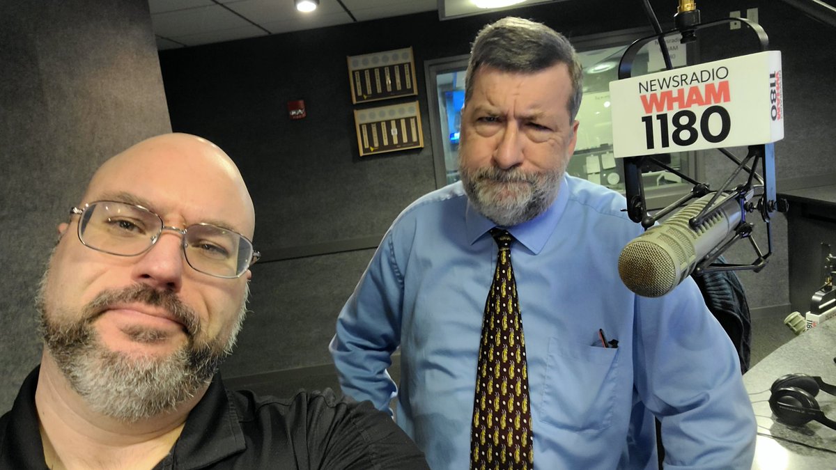 Joe Lasky (@jlasky920) on Twitter photo Join a perturbed <a href="/BarryVee/">Barry Vee ๐๐โพ๐ต</a> and me for #TheMorningNews. Charges in near-shooting of RPD officer, possible hate crime in Perinton stabbing, Iran-Israel ceasefire continues to hold. WHAM1180.com/listen Join a perturbed <a href="/BarryVee/">Barry Vee ๐๐โพ๐ต</a> and me for #TheMorningNews. Charges in near-shooting of RPD officer, possible hate crime in Perinton stabbing, Iran-Israel ceasefire continues to hold. WHAM1180.com/listen
