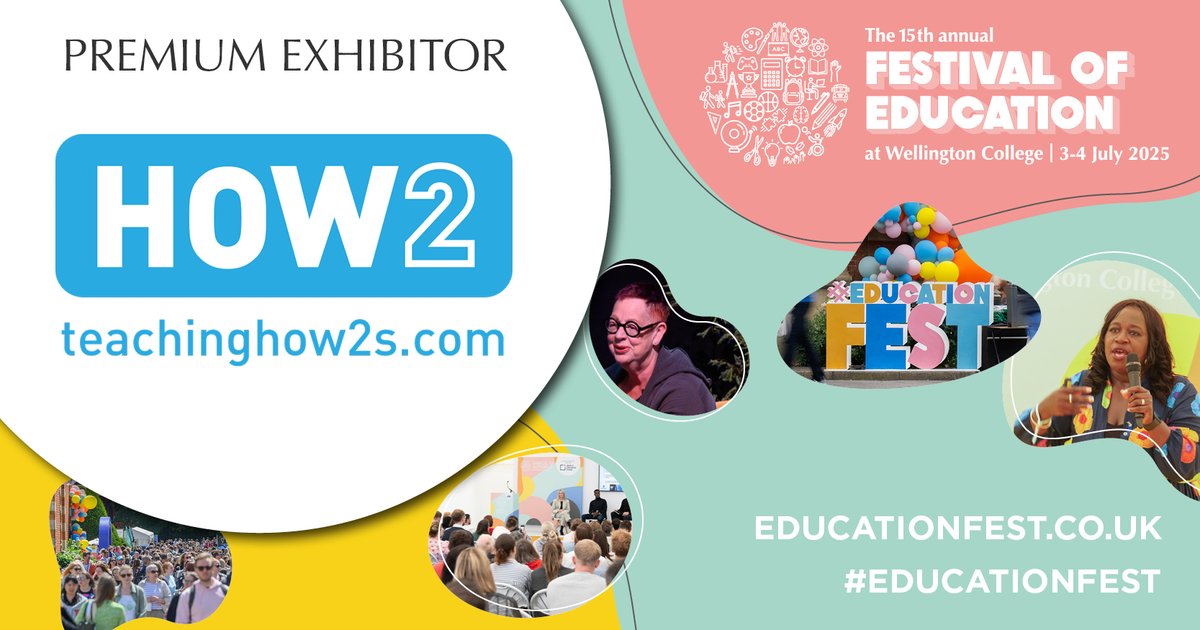 🎤 AI and Evidence-Based Teaching
📅 4 July | 🕐 12:45–13:30 BST
📍 Venue 1 | #FestivalOfEducation

Find out how the HOW2+AI Assistant helps teachers adapt evidence-based techniques to their subject, topic &amp; teaching scenario — with real-time, practical support.